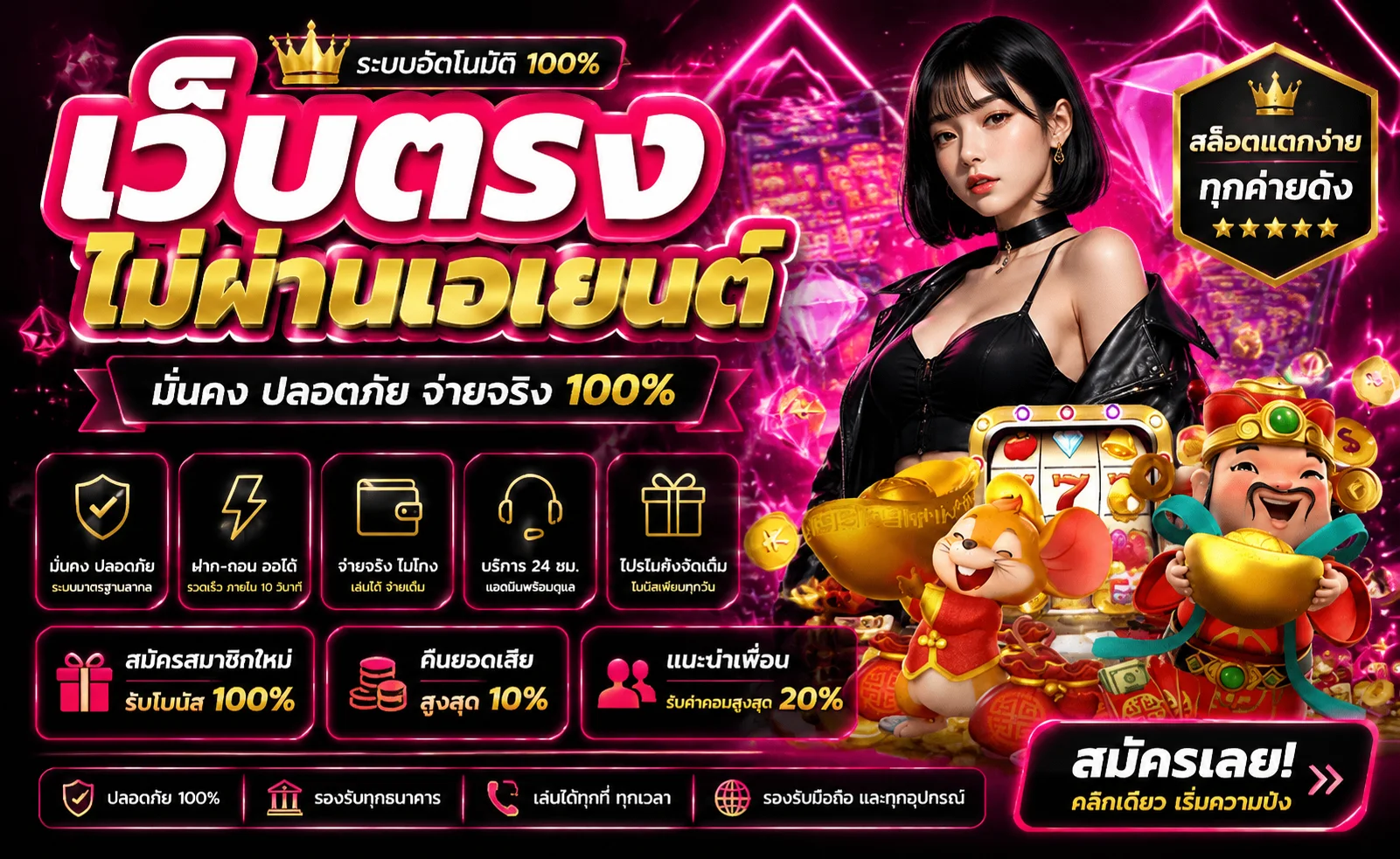 หน้าแรกเว็บ BK168 รวมเกมสล็อต บาคาร่า และคาสิโนออนไลน์